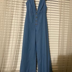 DENIM JUMPSUIT